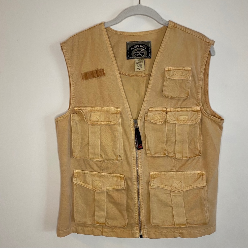 Vintage utility vest w/ pockets